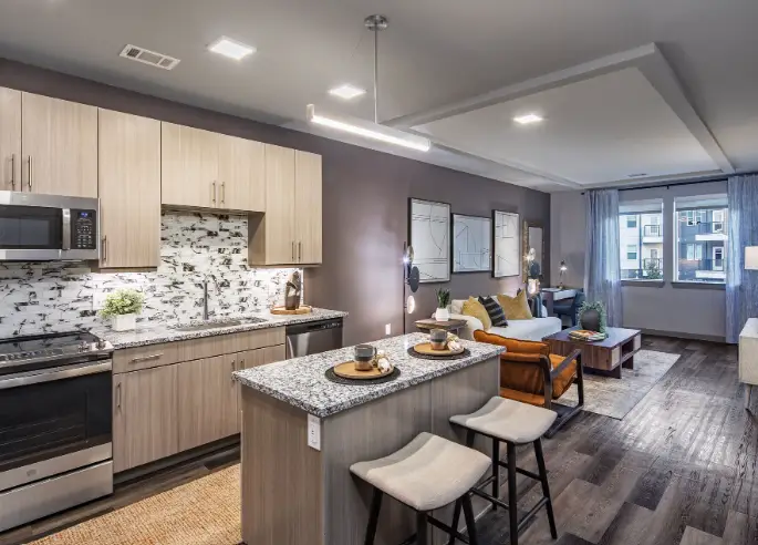 Modern interior of a building