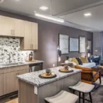 Modern apartment interior representing a free apartment locator helping Texas renters compare rental homes